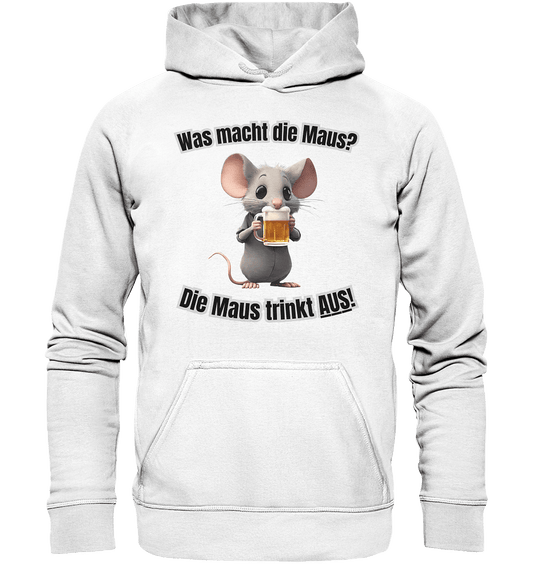 Was macht die Maus? - Basic Unisex Hoodie - BlazeShirtz