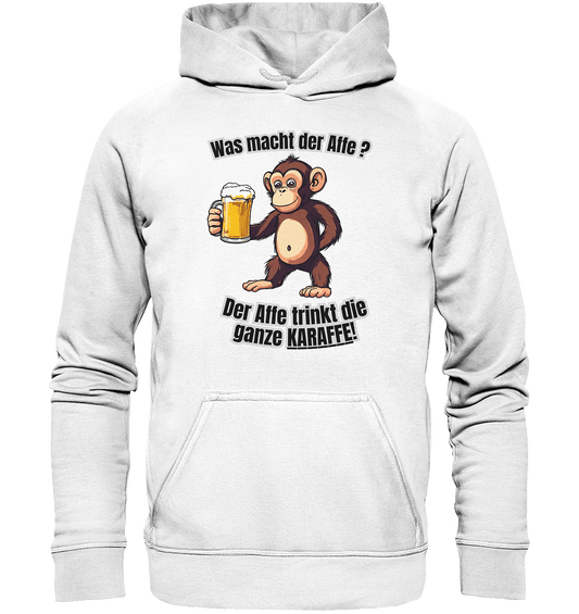 Was macht der Affe? - Basic Unisex Hoodie - BlazeShirtz